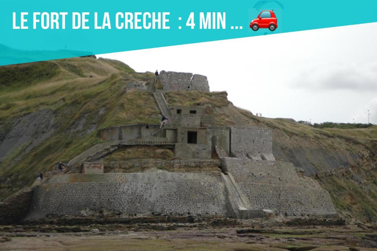 La Cle Anglaise - Wifi - Parking - Balcon Wimereux Kültér fotó